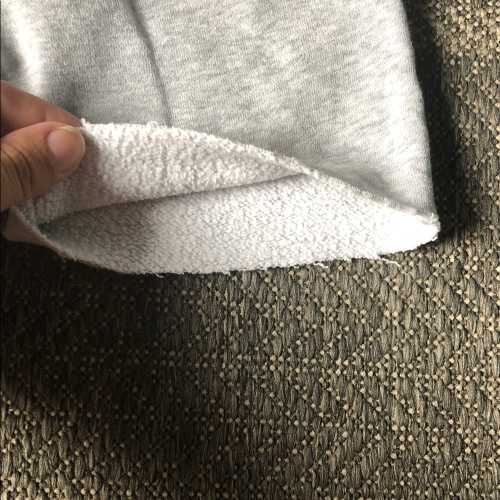 H&M Light Gray Knit Drawstring Shorts - Picture 3 of 4